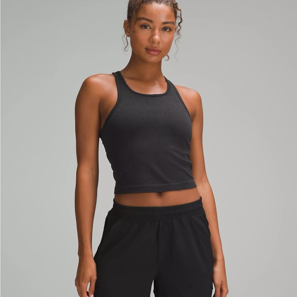 Lululemon Women’s Ebb to Street Cropped Racerback Tank Top - Size 4